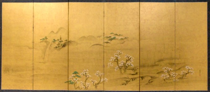 Tsuruzawa Tansaku - Spring and Autumn Landscapes - 1994.222 - Indianapolis Museum of Art