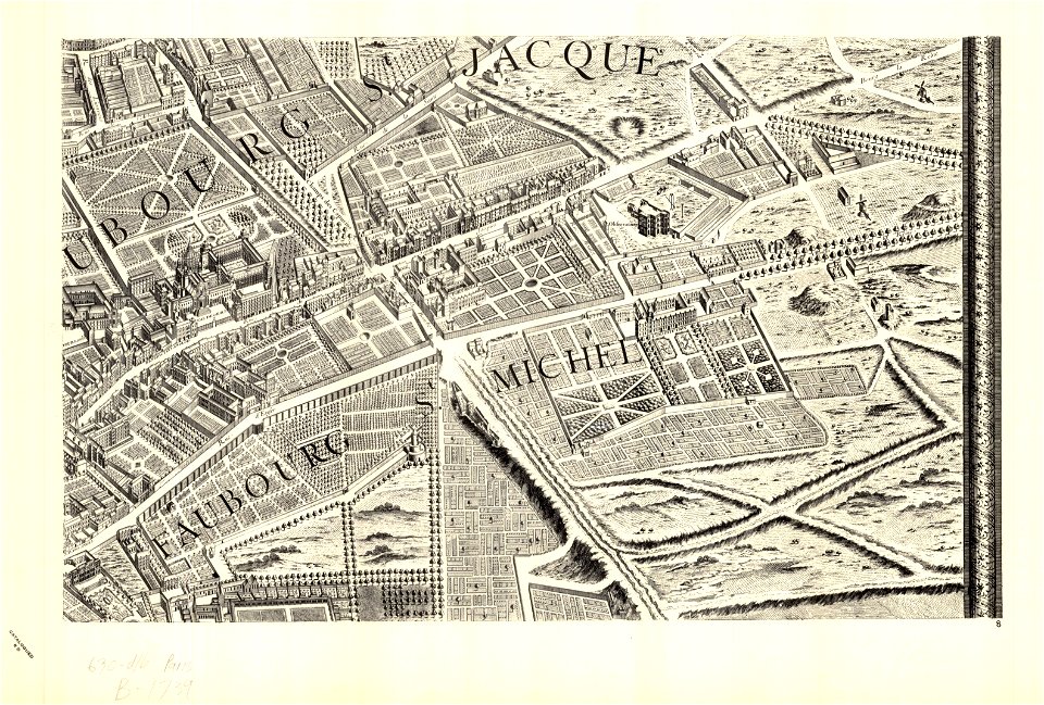 Turgot map of Paris - Sheet 08 - UWM Libraries