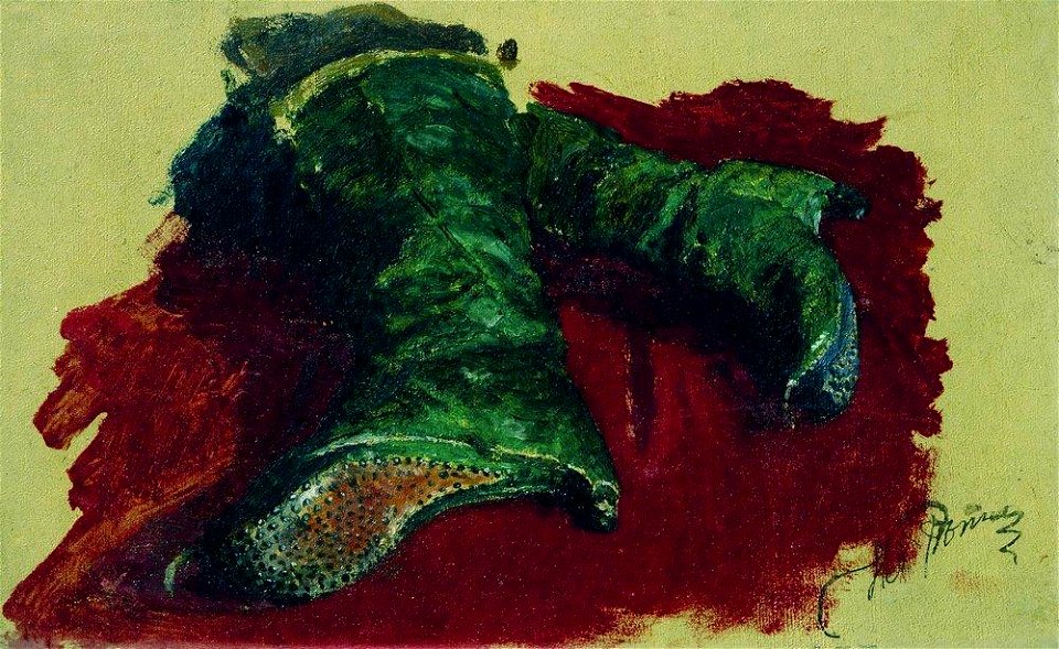 Tsarevich's boots by Repin