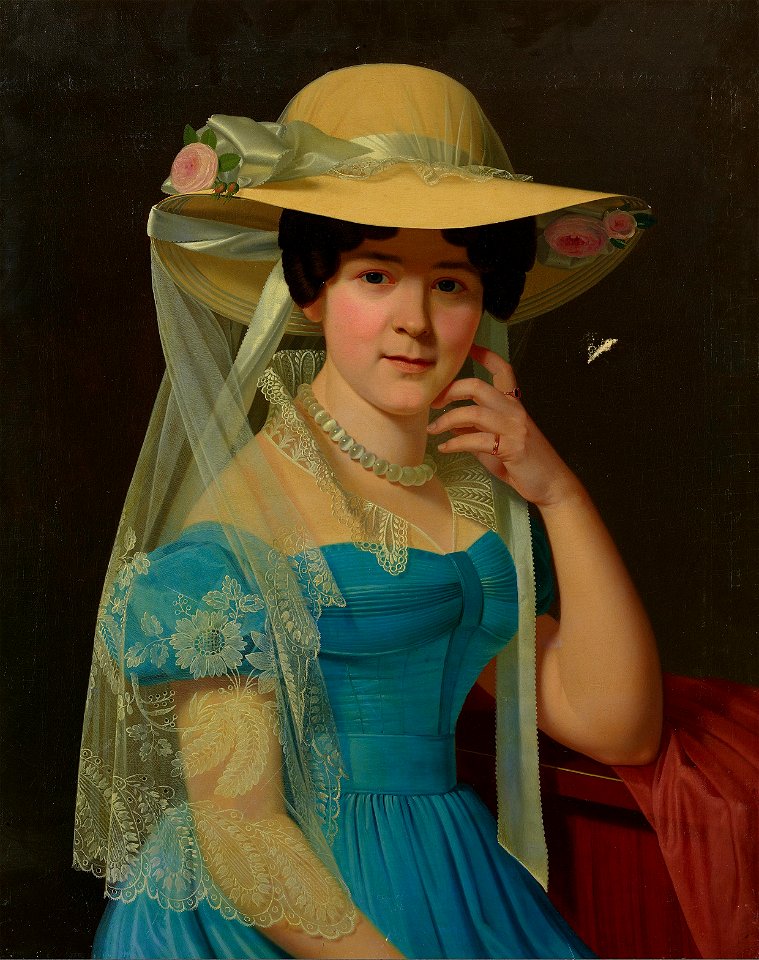 Christian Tunica - Bildnis Wilhelmine von der Brincken (1826)