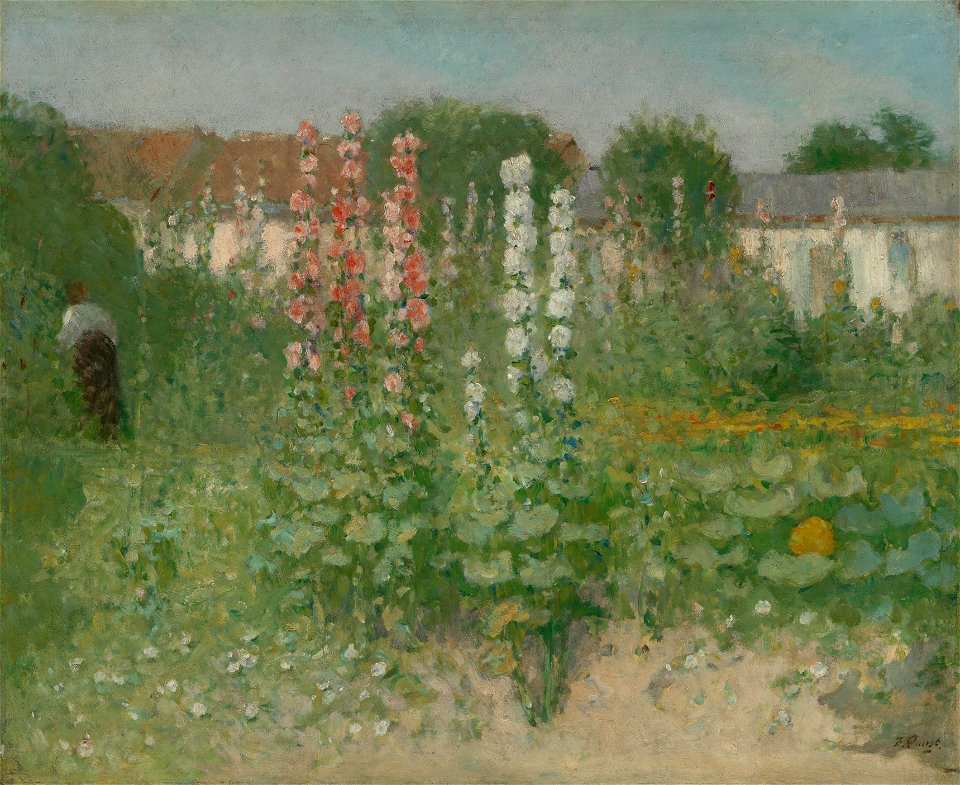 Tuin met stokrozen - s0457V1996 - Van Gogh Museum
