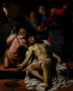 Alessandro Turchi (called Orbetto) - The Lamentation - 66.47 - Minneapolis Institute of Arts. Free illustration for personal and commercial use.