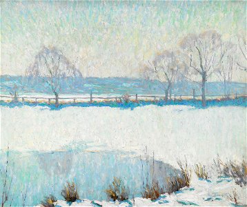 'A Winter Pool' by Allen Tucker, c 1912