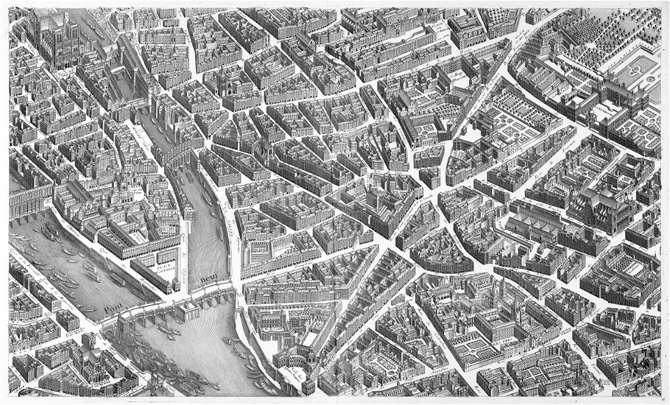 Turgot map Paris KU 11