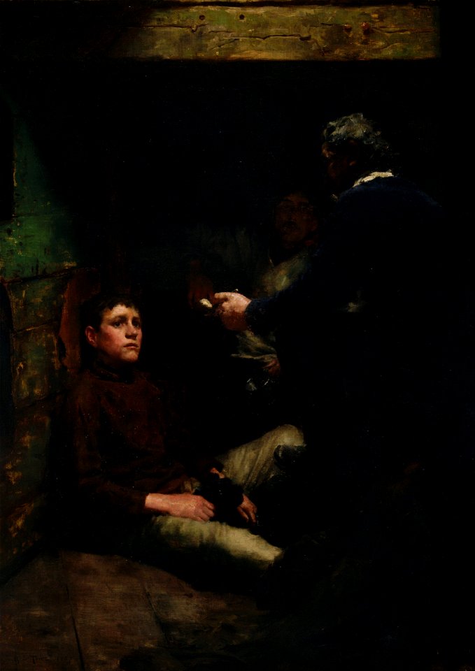 Henry Tuke - A sailor's yarn - Google Art Project