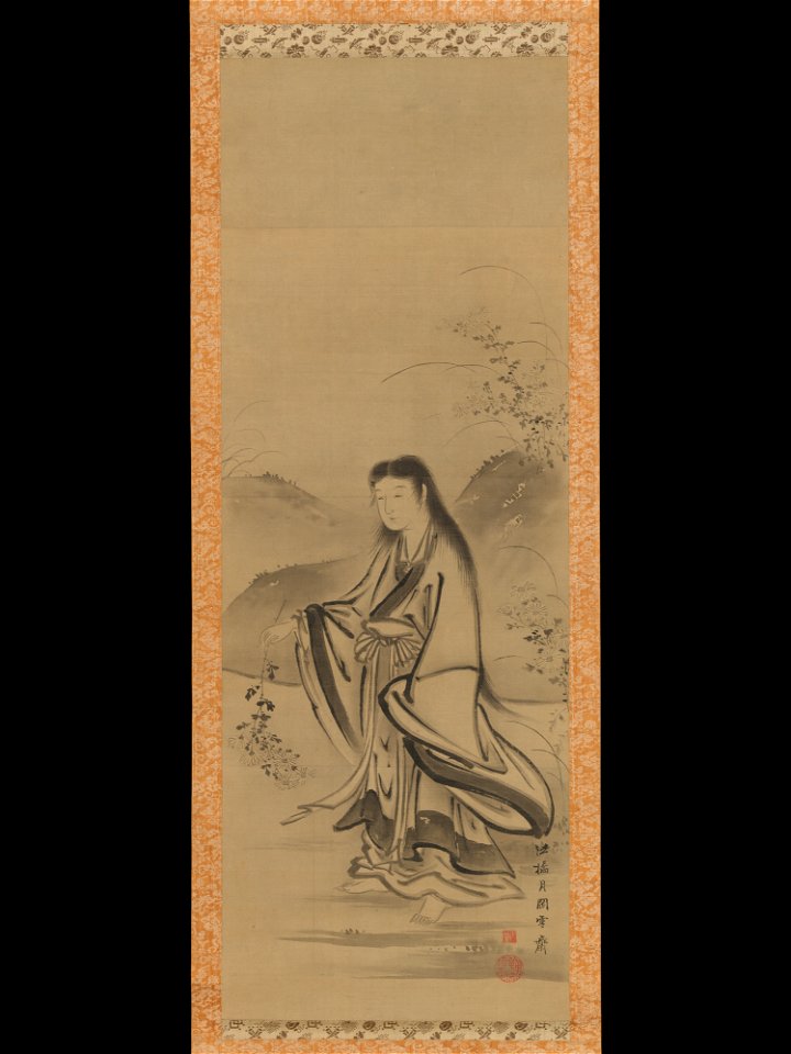 Tsukioka Sessai - Kiku Jidō (Chrysanthemum Boy) - 2015.300.117 - Metropolitan Museum of Art