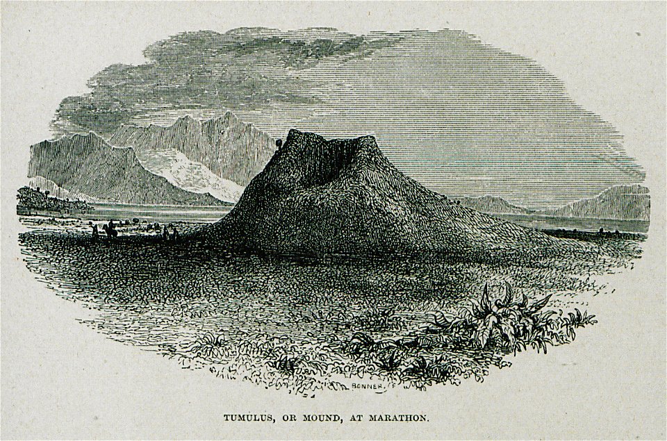 Tumulus, or mound, at Marathon - Wordsworth Christopher - 1882