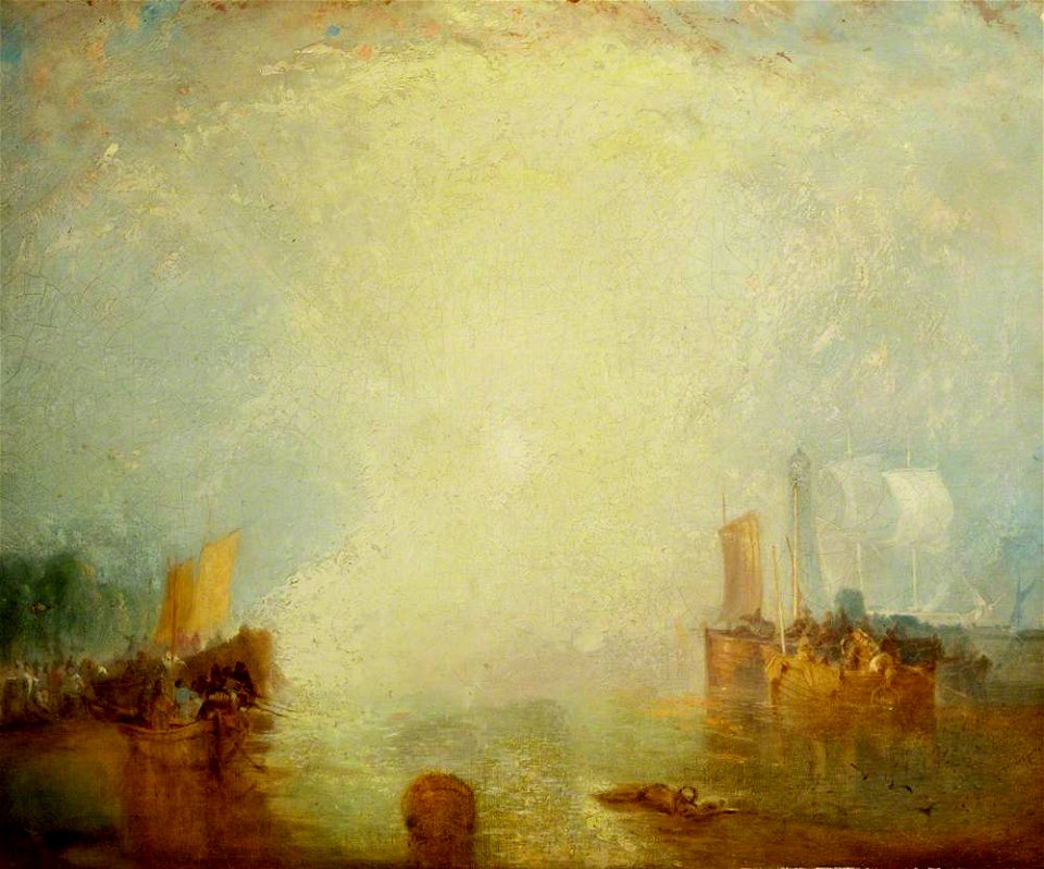 Turner (style of) - Emigrants Embarking at Margate, 1840–1875, WAG 311