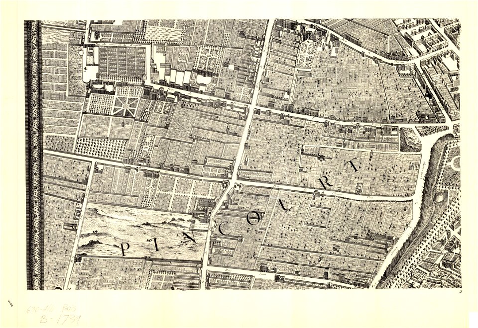 Turgot map of Paris - Sheet 05 - UWM Libraries