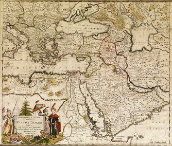 Turcici imperii tabula Ottoman Empire