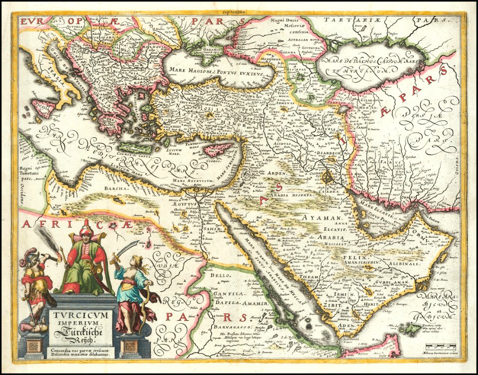 Turcicum Imperium. Turckiche Reich. Concordia res parvae crescunt Discordia maximae dilabuntur