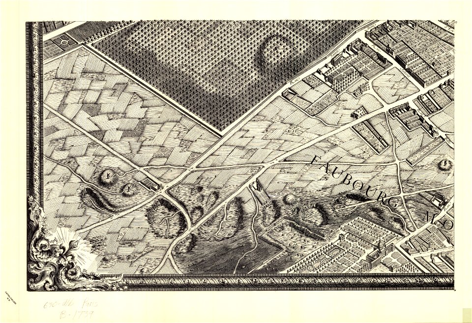 Turgot map of Paris - Sheet 17 - UWM Libraries