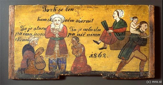 Turek se ženi (panjska končnica, 1862)