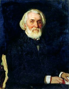 Turgenev by Repin 1879. Free illustration for personal and commercial use.