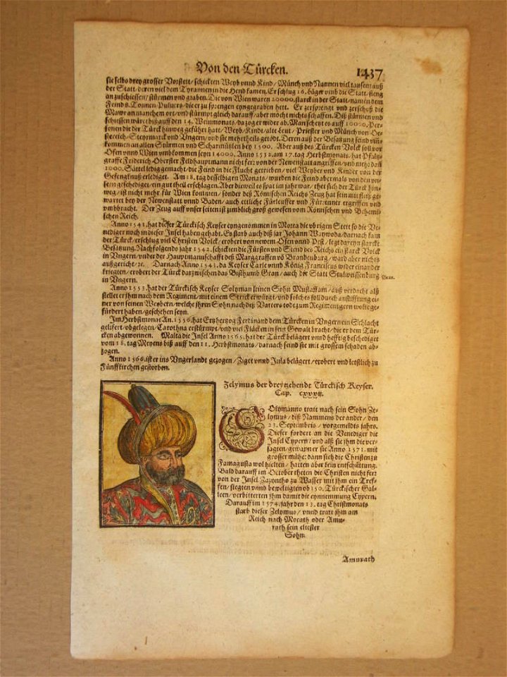 Turkish kaisars, 1 (1600)