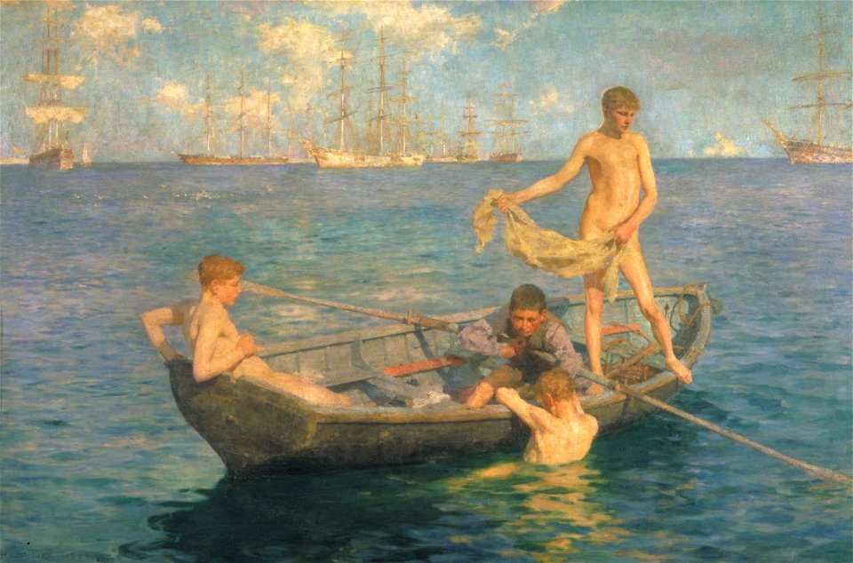 Tuke, Henry Scott (1858–1929), August Blue, 1893