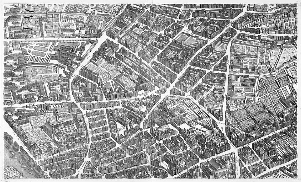 Turgot map Paris KU 07