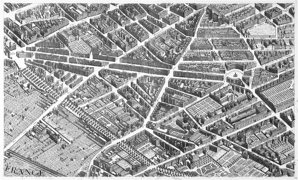 Turgot map Paris KU 14