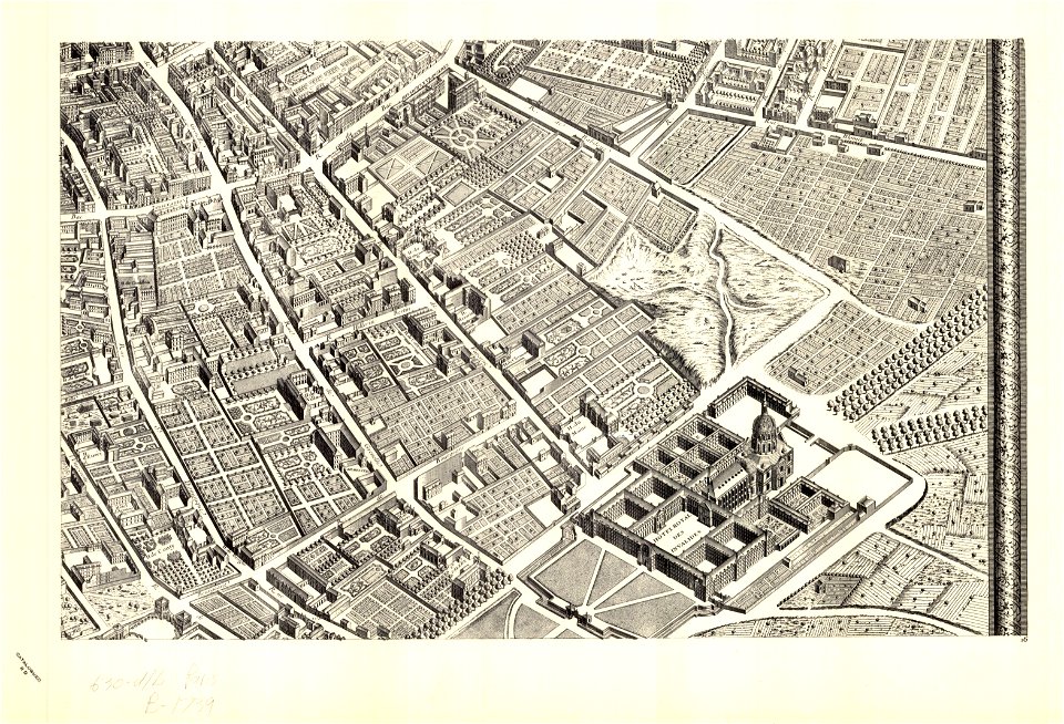 Turgot map of Paris - Sheet 16 - UWM Libraries