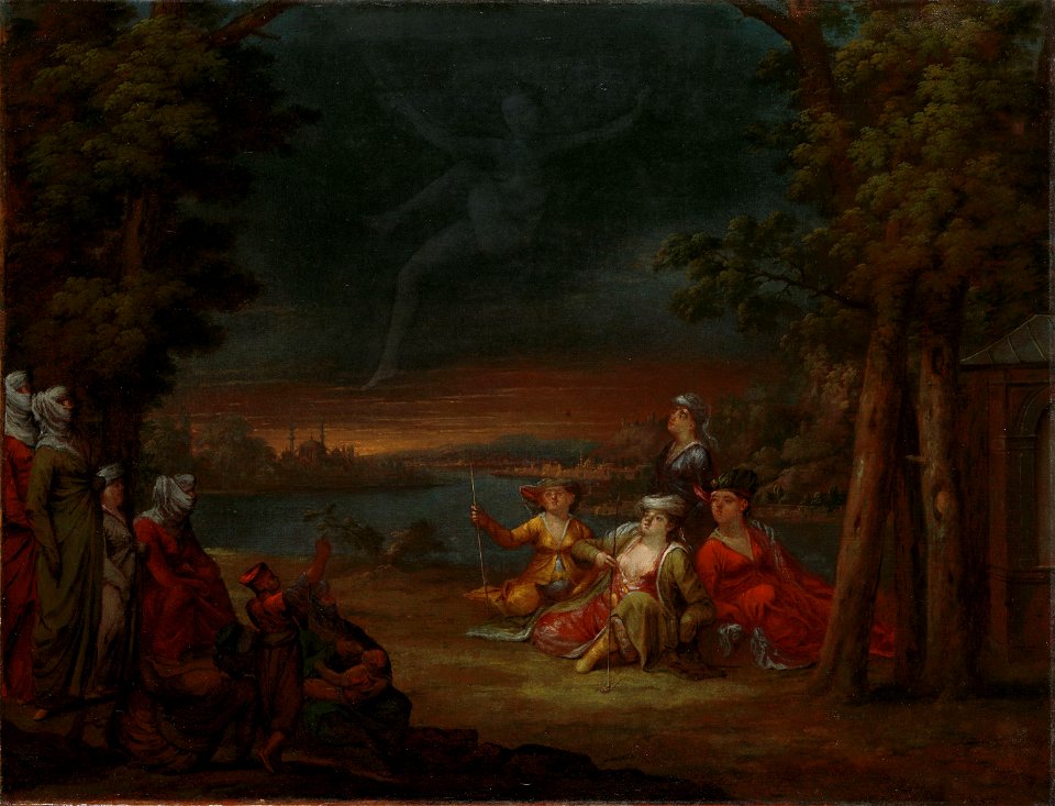 Turkse vrouwen in de omgeving van Istanbul Rijksmuseum SK-A-2006