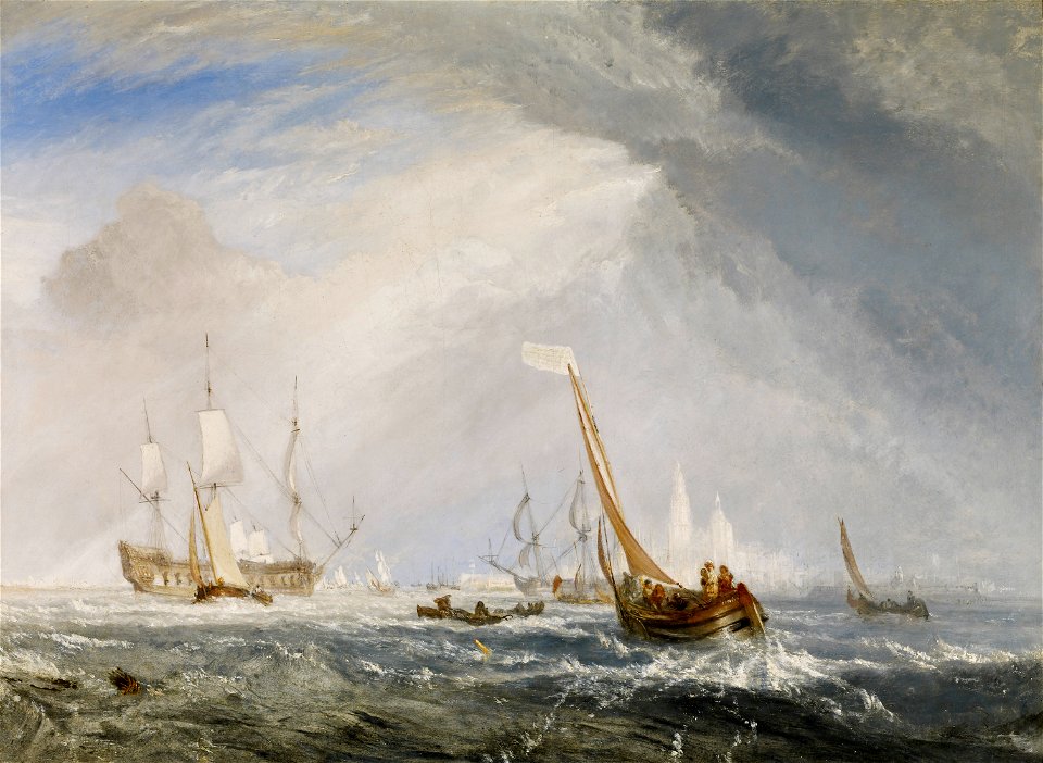 Turner - Antwerp Van Goyen Looking Out for a Subject, 1833, 1901.1.118