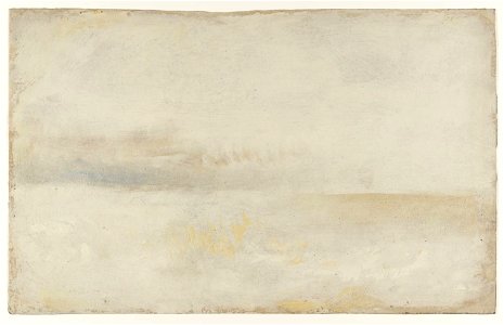 Turner - Calm Sea with Distant Grey Clouds, c.1840–5, D36686