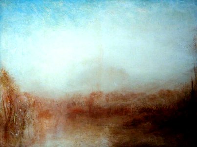Turner - Landscape, c.1840–c.1845, WAG 2549. Free illustration for personal and commercial use.