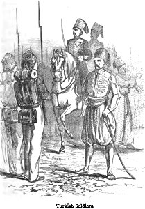Turkish Soldiers. George Dodd. Pictorial history of the Russian war 1854-5-6