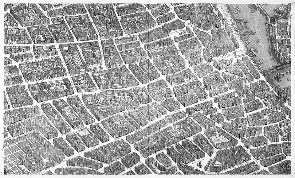 Turgot map Paris KU 10