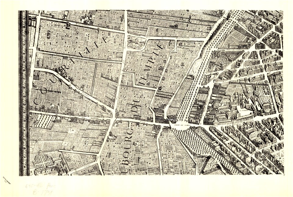 Turgot map of Paris - Sheet 09 - UWM Libraries