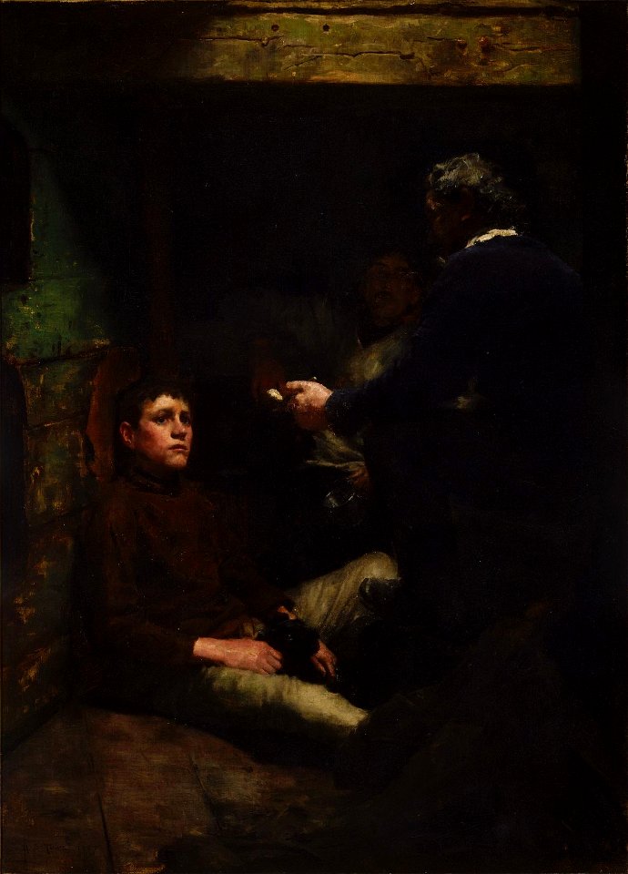 Henry Scott Tuke - A Sailor's Yarn