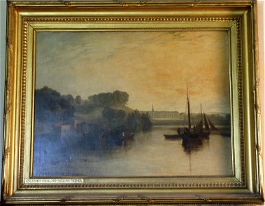 Turner - Petworth House from the Lake Dewy Morning, circa 1810, NT 486630