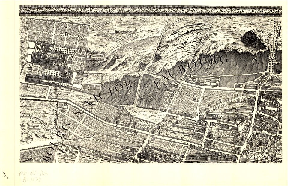Turgot map of Paris - Sheet 03 - UWM Libraries
