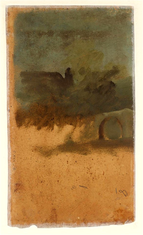 Turner - Landscape Study, 1813, D40046