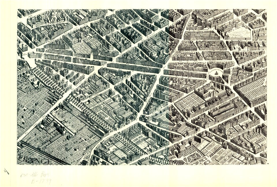 Turgot map of Paris - Sheet 14 - UWM Libraries