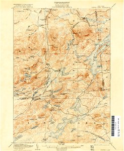 Tupper Lake New York USGS topo map 1904. Free illustration for personal and commercial use.