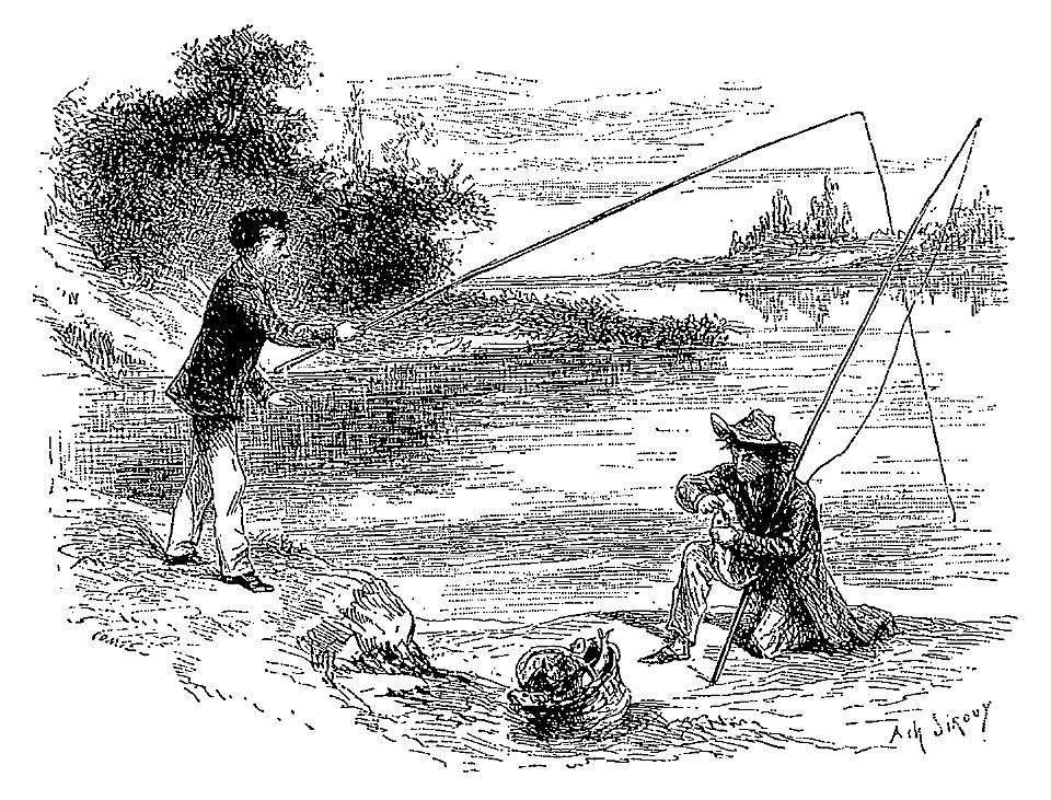 Twain - Les aventures de Tom Sawyer, trad Hughes, illust Sirouy, 1884 ...