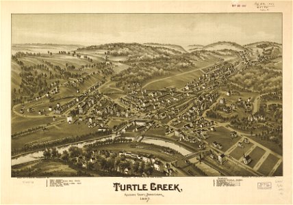 Turtle Creek, Allegheny County, Pennsylvania 1897. LOC 75696548