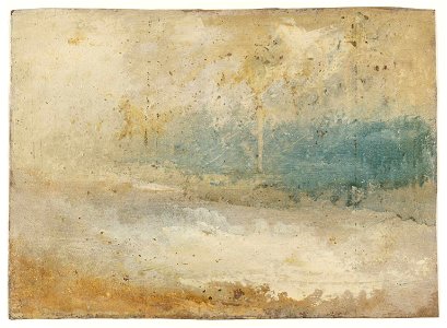 Turner - Waves Breaking on a Beach, c.1840–5, D36688