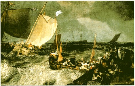Calais - jetée - Turner