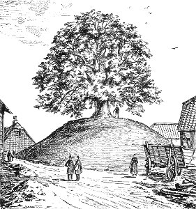 Tumulus Evessen Zeichnung 1901