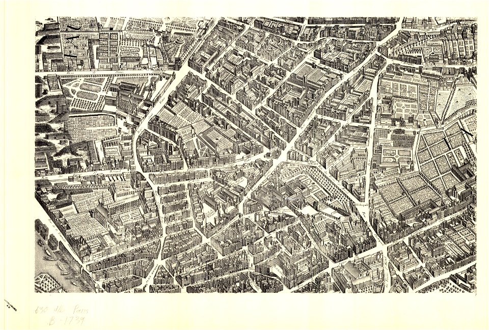 Turgot map of Paris - Sheet 07 - UWM Libraries