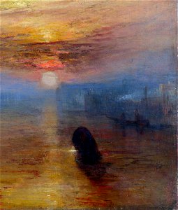 Turner, J. M. W. - The Fighting Téméraire tugged to her last Berth to be broken (cropped2)