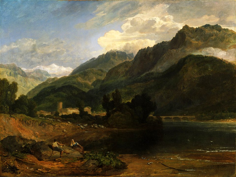 Turner - Bonneville, Savoy, c. 1812, Cat. 848