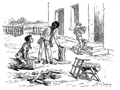 Twain - Les aventures de Tom Sawyer, trad Hughes, illust Sirouy, 1884, illust page 015