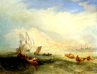 Turner, Joseph Mallord William (RA) - Line Fishing, Off Hastings - Google Art Project. Free illustration for personal and commercial use.