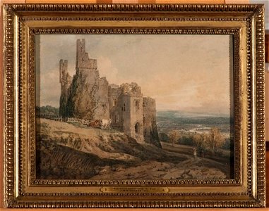 Turner - Harewood Castle from the South-East, Circa 1798, 2001.2.12