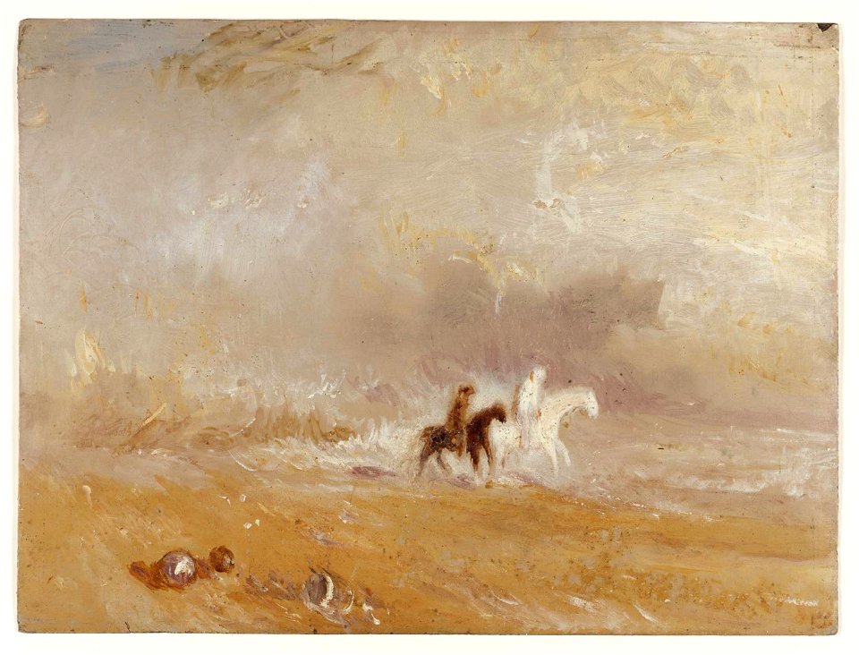 Turner - Riders on a Beach, c.1835, D36675