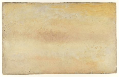 Turner - Yellow Sky, c.1840–5, D36687