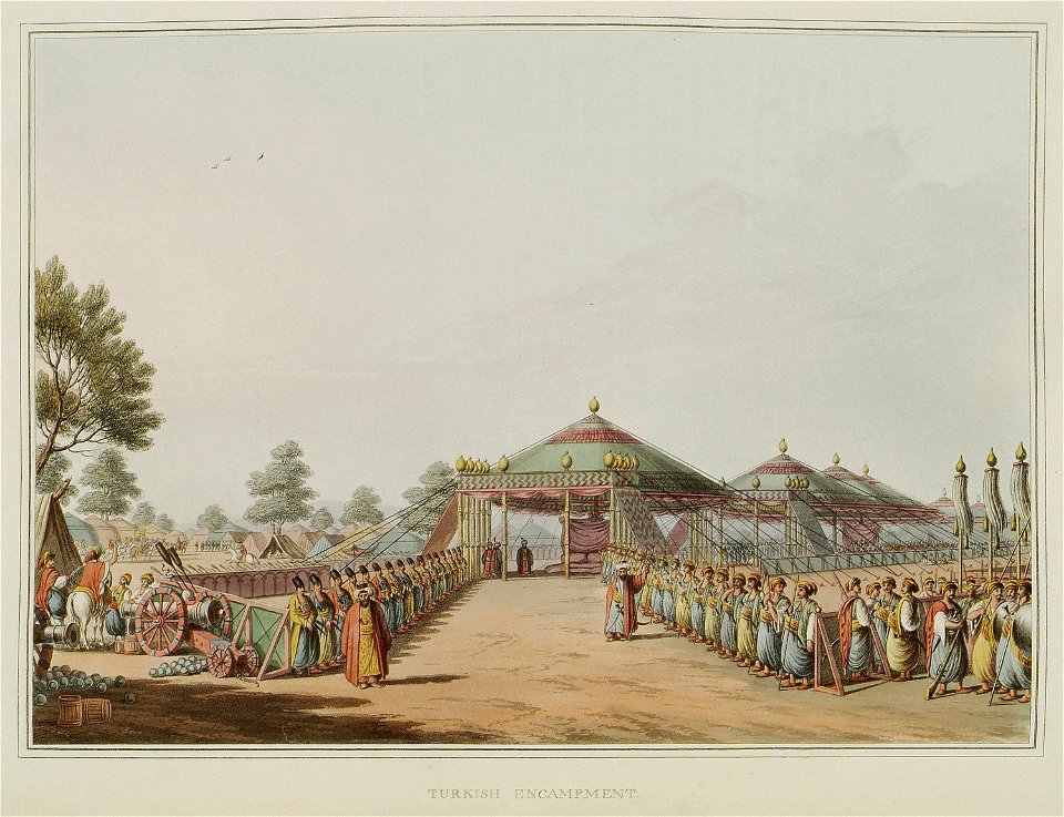 Turkish encampment - Mayer Luigi - 1810